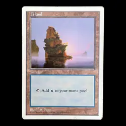 Island 435 - Fifth Edition - Magic The Gathering MTG - Land - LP - Image 2