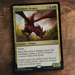 Broodmate Dragon - Commander 2017 - Magic The Gathering MTG - Rare - Near Mint - Image 1