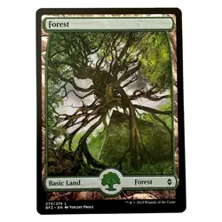 Forest 273 Full Art Land BFZ Magic The Gathering MTG Near Mint - Image 2