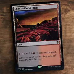 Shadowblood Ridge - Commander 2016 - Magic The Gathering MTG - Rare - Near Mint - Image 1