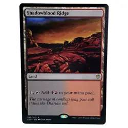 Shadowblood Ridge - Commander 2016 - Magic The Gathering MTG - Rare - Near Mint - Image 2