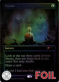 Ponder (Rainbow Foil) - Secret Lair Avatar - 2292 - NM Foil - Image 1