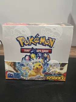 Pokemon Surging Sparks Booster Box 2024 - Brand New Factory Sealed 36 Packs - Image 1