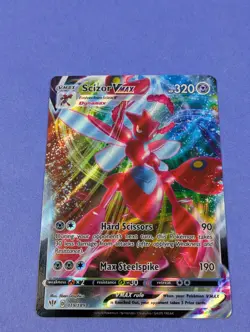 Scizor VMAX - 119/189 - Rare Ultra Holo Darkness Ablaze - Pokemon Card - NM - Image 1