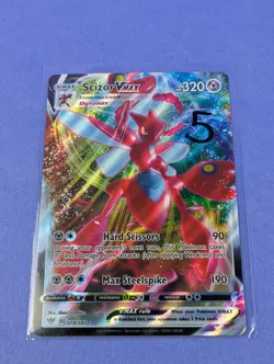 Scizor VMAX - 119/189 - Rare Ultra Holo Darkness Ablaze - Pokemon Card - NM - Image 3