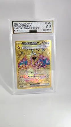 2023 Pokemon Obsidian FlamesFa/Charizard ex Hyper Rare #228 gold Card Mint 9.5 - Image 1