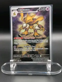 Alakazam #009 (Mega Evolution Promos) MEP Pokemon *IR* (Black Star Promo) NM - Image 1