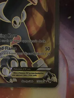 Houndoom EX (Full Art) 153/162 Pokemon TCG XY Breakthrough Holo DAMAGED - Image 4