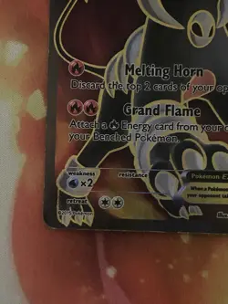 Houndoom EX (Full Art) 153/162 Pokemon TCG XY Breakthrough Holo DAMAGED - Image 5