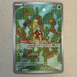 Pokemon Shuckle 136/132 MEG Holo Rare Basic Grass HP 80 Okubo 2025 - Image 1