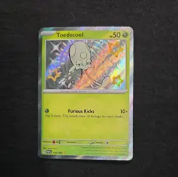 Pokemon TCG Toedscool 105/091 SV: Paldean Fates Holo PAF EN English Shiny 🌟 - Image 1