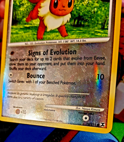 Pokemon Eevee 59/111 Rising Rivals Reverse Holo LP - Image 3