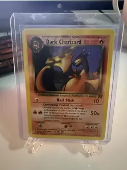 Pokemon Vintage Team Rocket Dark Charizard Non-Holo 21/82 LP+ - Image 1