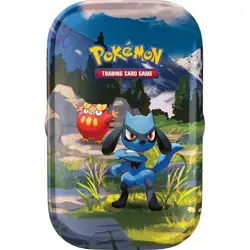 New ASCENDED HEROES Mini Tin - Riolu - 2X Booster Packs! Pokemon - EXPRESS SHIP - Image 1