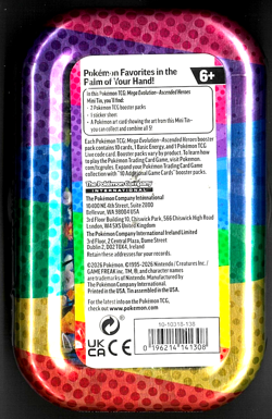 New ASCENDED HEROES Mini Tin - Riolu - 2X Booster Packs! Pokemon - EXPRESS SHIP - Image 3
