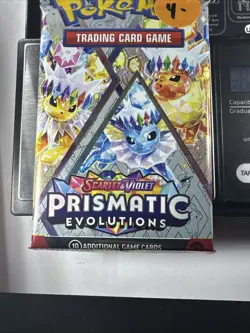 22.46g Prismatic Evolutions Pokemon Booster Pack New Sealed - Image 2