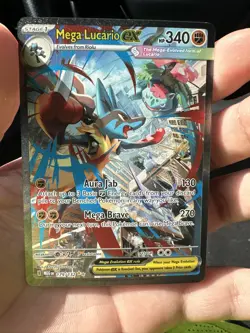 Pokemon TCG Mega Lucario Ex 179/132 SIR Mega Evolution Near Mint Holo - Image 1