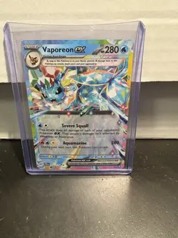 Vaporeon ex 023/131 Pokemon Prismatic Evolutions Double Rare NM Holo - Image 1