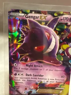 2014 Pokemon Gengar EX 34/119 XY - Phantom Forces Holo NM - Image 2