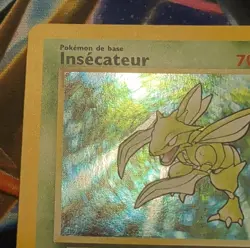 Pokemon Insecateur 10/64 Base Set Rare Holo French 1999 70 HP Wizards Sugimori - Image 3