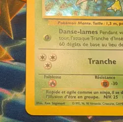 Pokemon Insecateur 10/64 Base Set Rare Holo French 1999 70 HP Wizards Sugimori - Image 5