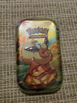Sealed Pokemon TCG: Scarlet & Violet-Prismatic Evolutions Mini Tin Flareon New - Image 1