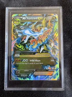 2016 Pokemon Mega Charizard Ex 108/106 Secret Rare Full Art - Image 1