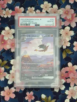 2023 Pokemon Japanese Scarlet & Violet SAR Charizard ex #201 PSA 10 GEM MINT - Image 1