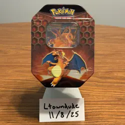 Pokemon Hidden Fates Tin-Charizard GX Factory Sealed New 820650804816 - Image 1