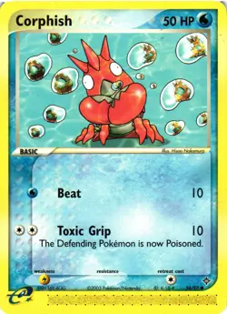 Pokemon TCG Corphish EX Dragon 54/97 Regular Common MP - Image 1