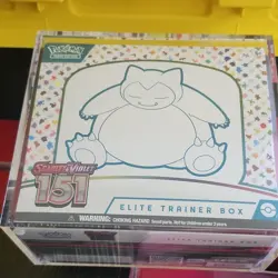 Pokemon Snorlax Elite Trainer Box Scarlet & Violet 151 Promo Booster English - Image 1