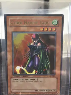 Yu-Gi-Oh! Cyber Harpie Lady Ultra Rare Limited Ed SP1-EN001 Effect Card - Image 1