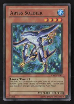 Abyss Soldier (Capsule Monster Coliseum) Super Rare Yu-Gi-Oh! Video Game Promoti - Image 1
