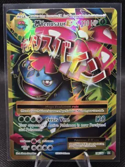 2016 Pokemon XY Evolutions #100/108 Mega Venusaur EX Full Art Ultra Rare NM+ - Image 1