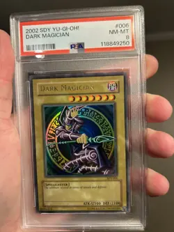 Dark Magician SDY-006 Starter Deck: Yugi Unlimited|Unlimited Edition PSA 8 - Image 3
