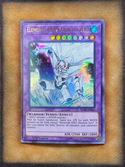 Yugioh Elemental HERO Absolute Zero BLHR-EN065 Ultra Rare 1st Ed NM - Image 1
