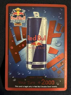 Red Bull Double DON!! Exclusive Red Stamped Promo Card One Piece CLEAN NM - Image 1
