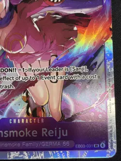One Piece Vinsmoke Reiju Super Rare EB03-031 Full Art Holo 5000 Heroines - Image 4