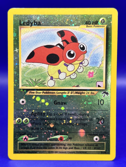 2001 Pokemon Card Southern Islands Reverse Holo Ledyba 07/18 LP - Image 1