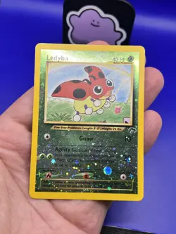 2001 Pokemon Card Southern Islands Reverse Holo Ledyba 07/18 LP - Image 5