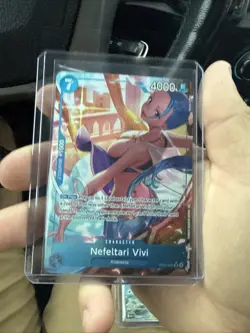 In Hand! One Piece EB04-025 Nefeltari Vivi Alt Art OP14 The Azure Sea’s Seven NM - Image 1