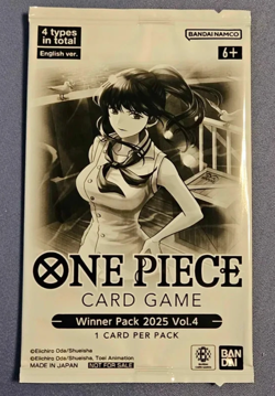 One Piece TCG Winner Pack 2025 Vol 4 Tournament Promo SEALED ENGLISH - Image 1