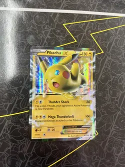 Pokemon Pikachu EX XY174 Black Star Promo 2016 Holo Card TCG - Image 1