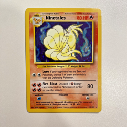 Ninetales 012/102 Base Set Holo MP - Moderately Played Pokemon Card - Image 1