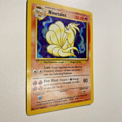 Ninetales 012/102 Base Set Holo MP - Moderately Played Pokemon Card - Image 3