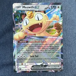 Meowth Ex 062/088 Perfect Order Nm Pokemon Tcg Trading Card - Image 1