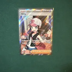 Pokemon TCG Hilda Full Art Ultra Rare White Flare Holo Card 164/086 - Image 1