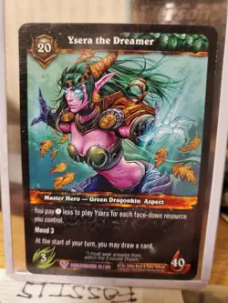 World of Warcraft 2010 TCG Worldbreaker Card 22/270 Ysera the Dreamer Promo - Image 1