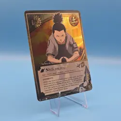 Naruto CCG: Shikamaru Nara #015- Super Rare 1st Edition Foil Card - Image 1