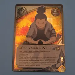 Naruto CCG: Shikamaru Nara #015- Super Rare 1st Edition Foil Card - Image 3